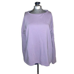 Women's BB Dakota Lavender Long Sleeve Tee Shirt Size M